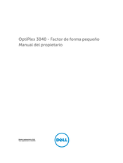 Dell OptiPlex 3040 Manual Del Propietário