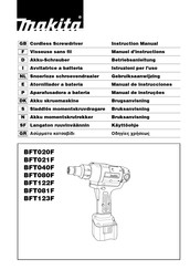 Makita BFT020F Manual De Instrucciones