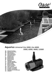 Oase Aquarius Universal Eco 5000 Instrucciones De Uso