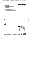 EINHELL 42.586.50 Instrucciones Para El Uso