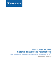 Plantronics Savi Office WO200 Manual Del Usuario