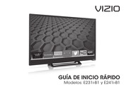 Vizio E231i-B1 Guia De Inicio Rapido