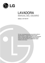 LG WF-T7501TPT Manual Del Usuario