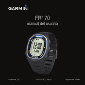 Garmin FR70 Manual Del Usuario