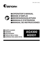 Zenoah AG4300 Manual De Instrucciones