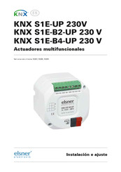 elsner elektronik KNX S1E-UP Instalación E Ajuste