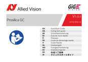 Allied Vision Prosilica GC Serie Guia De Inicio Rapido