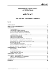 Reer VISION VX Instalación Uso Y Mantenimiento