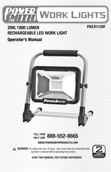 POWER SMITH WORK LIGHTS PWLR1120F Manual Del Operario