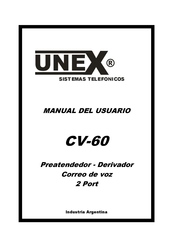 Unex CV-60 Manual Del Usuario