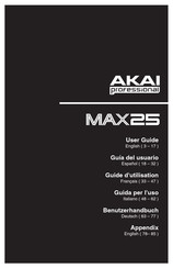 Akai Professional MAX25 Guia Del Usuario