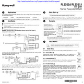 Honeywell PLS550A Guia Del Usuario