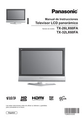 Panasonic TX-32LX60FA Manual De Instrucciones