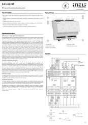 iNels EA3-022M Instrucciones