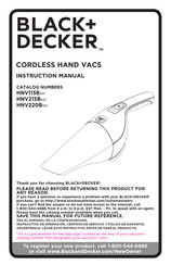 Black+Decker HNV115B Serie Manual De Instrucciones