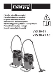 Narex VYS 30-71 AC Instrucciones De Uso Originales