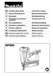 Makita GF600 Manual De Instrucciones