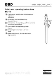 Atlas Copco BBD 46WR-6 Instrucciones De Seguridad Y De Funcionamiento