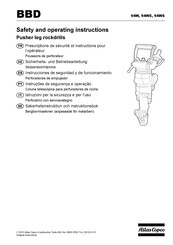 Atlas Copco BBD 94WS Instrucciones De Seguridad Y De Funcionamiento