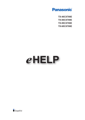 Panasonic eHelp Manual Del Usuario