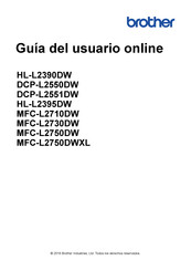 Brother HL-L2390DW Guía Del Usuario Online