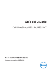 Dell UltraSharp U2515H Guia Del Usuario