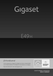 Gigaset E49H Manual Del Usuario