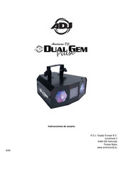 Adj American DJ Dual Gem Pulse Instrucciones De Usuario