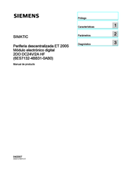 Siemens 6ES7132-4BB31-0AB0 Manual De Producto
