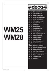 Deca WM25 Manual De Instrucciones