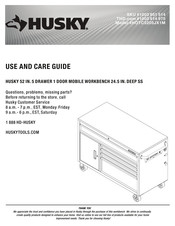 Husky HOTC5205JX1M Guía De Uso Y Cuidado