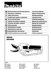 Makita 4604DW Manual De Instrucciones