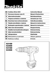 Makita 6216D Manual De Instrucciones