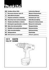 Makita 6327D Manual De Instrucciones