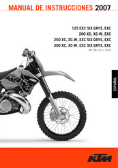 KTM 300 EXC 2007 Manual De Instrucciones