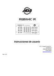 ADJ RGBW4C Instrucciones De Usuario