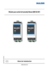 Sulzer ABS CA 461 Serie Guia De Instalacion