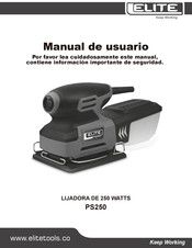 Elite PS250 Manual De Usuario