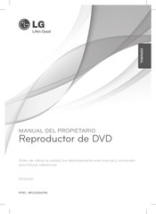 LG DVX640 Manual Del Propietário