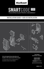 Kwikset SMARTCODE 913 Guia De Instalacion