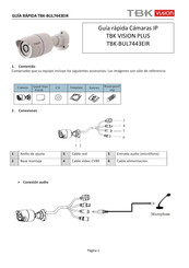 TBK vision TBK-BUL7443EIR Guía Rápida