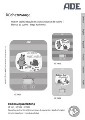 ADE KE 1801 Instrucciones De Operación