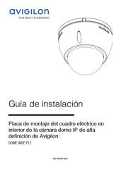 Avigilon DOME-INDE-PLT Guia De Instalacion