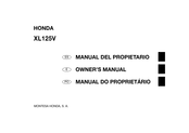 Honda XL125V Manual Del Propietário