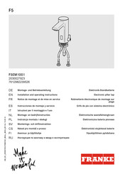 Franke F5EM1001 Instrucciones De Montaje