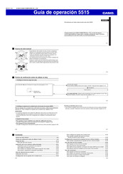 Casio 5515 Guía De Operación