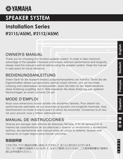 Yamaha Installation Serie Manual De Instrucciones