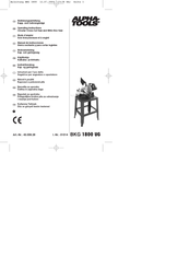 ALPHA-TOOLS BKG 1800 UG Manual De Instrucciones