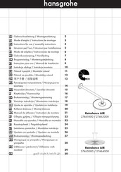 Hansgrohe Raindance AIR 27462000 Modo De Empleo/Instrucciones De Montaje