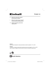 EINHELL TC-AG 115 Manual De Instrucciones